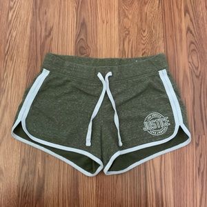Justice Logo Knit Shorts